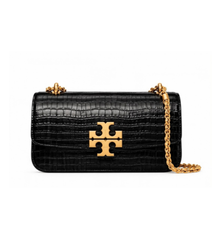 Petit sac Eleanor en cuir façon croco Tory Burch